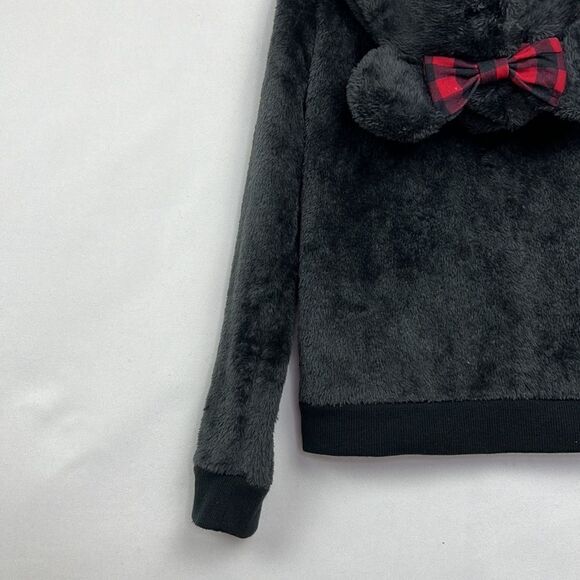 Disney Jumping beans full zip hooded Minnie Mouse jacket with ears and bow NWOT - Picture 9 of 11